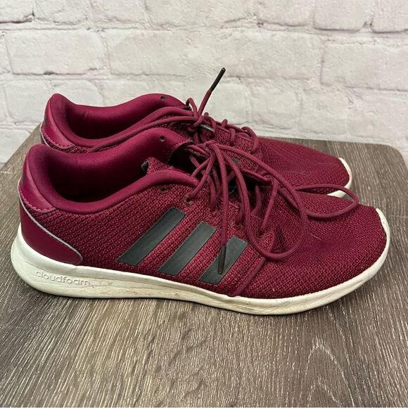 Adidas Women’s Sneaker Running Maroon 8.5 - Picture 3 of 9